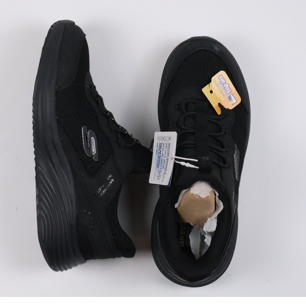 Skechers Hands Free Slip-ins Ultra Flex 3.0 Black Mesh Sneakers NWT